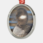 Sweet Bufflehead Duck op Sunlit Watts Metalen Ornament (Links)