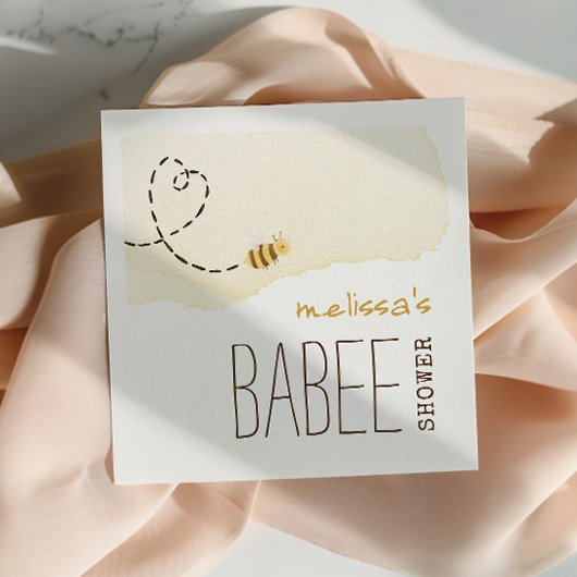 Sweet Bumble Bee Babee Douche Servetten