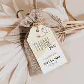 Sweet Bumble Bee Baby shower Bedankt Cadeaulabel