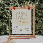 Sweet Bumble Bee Baby shower Kaarten en geschenken Poster