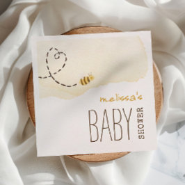 Sweet Bumble Bee Baby shower servetten