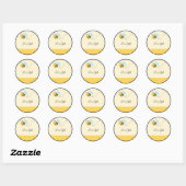 Sweet Bumble Bee Stickers Envelope Seals (Vel)