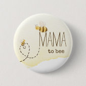 Sweet Bumblebee Baby shower Mama to Bee Button (Voorkant)
