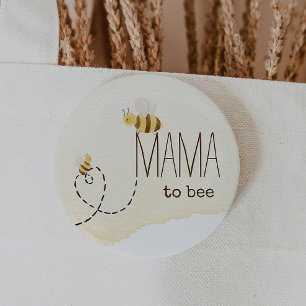 Sweet Bumblebee Baby shower Mama to Bee Button