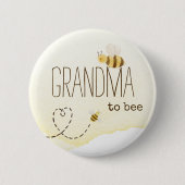 Sweet Bumblebee Baby shower oma naar Bee Button (Voorkant)