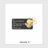 Sweet Bumblebee Bagage ID Sticker (Vel)