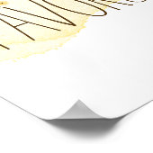 Sweet Bumblebee Mama to Bee Baby shower Favorieten Poster (Hoek)