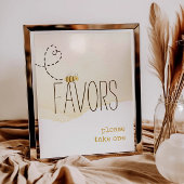 Sweet Bumblebee Mama to Bee Baby shower Favorieten Poster