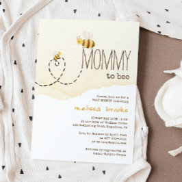 Sweet Bumblebee Mama to Bee Baby shower Kaart