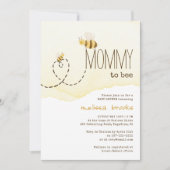 Sweet Bumblebee Mama to Bee Baby shower Kaart (Voorkant)