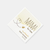 Sweet Bumblebee Mama to Bee Baby shower servetten (Hoek)
