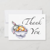 Sweet bunny baby shower dank je creditcard kaart (Voorkant)