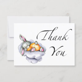 Sweet bunny baby shower dank je creditcard kaart