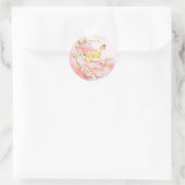 Sweet Bunny Baby shower Dank u voor Sticker (Tas)