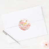 Sweet Bunny Baby shower Dank u voor Sticker (Envelop)