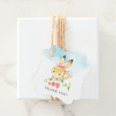 Sweet Bunny Baby shower Favor Gift Label (In situ)