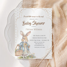 Sweet Bunny Baby shower voor een meisje op de weg