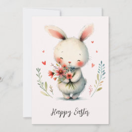 Sweet Bunny & Blooms – Easter Joy Kaart