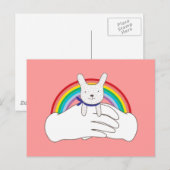 Sweet Bunny Briefkaart (Voorkant / Achterkant)