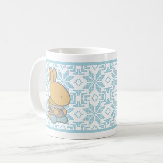 Sweet Bunny Classic Winter Mok (Voorkant links)