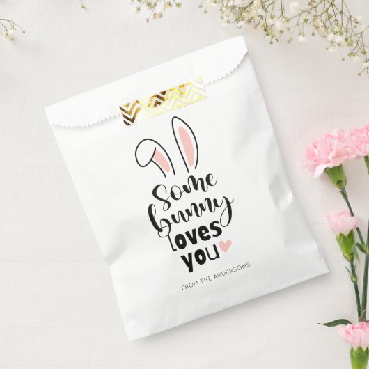 Sweet Bunny ervaart een beetje Bunny houdt van je  Bedankzakje (Gezegeld)