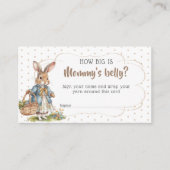 Sweet Bunny Fun Hoe groot is mama's buik spel Informatiekaartje (Voorkant)