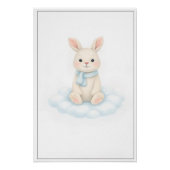 Sweet Bunny Illustration – Premium Nursery Wall Ar Perfect Poster (Voorkant)