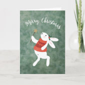 Sweet Bunny-kerstKaart Feestdagen Kaart (Voorkant)