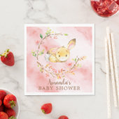 Sweet Bunny Meisjes Baby shower Papieren Servetten (Insitu)
