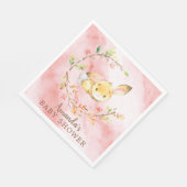 Sweet Bunny Meisjes Baby shower Papieren Servetten (Hoek)