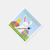 Sweet Bunny Paint Easter Eggs Papieren servetten (Hoek)