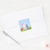 Sweet Bunny Paint Paaseieren Stickers (Envelop)
