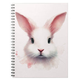 Sweet Bunny: Pastel Roze Spiral Notitieboek