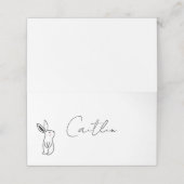 Sweet Bunny Place Cards Plaatskaartje (Buitenkant ongevouwen)
