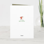 Sweet Bunny Rabbit Fun Birthday Card Kaart (Achterkant)