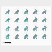 Sweet Bunny Ronde Sticker (Vel)