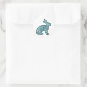 Sweet Bunny Ronde Sticker (Tas)