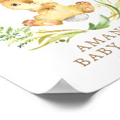 Sweet Bunny Welcome Baby shower Poster (Hoek)