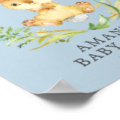 Sweet Bunny Welcome Baby shower Poster (Hoek)