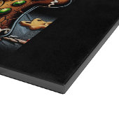 Sweet But Psycho Ginger Breadmen Snijplank (Hoek)