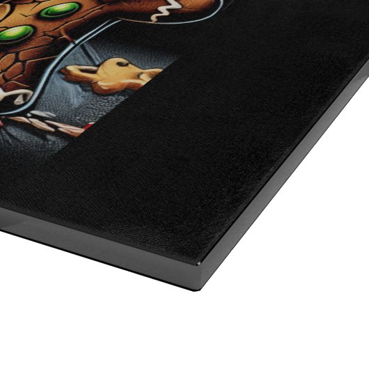 Sweet But Psycho Ginger Breadmen Snijplank (Hoek)