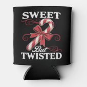 Sweet But Twisted Candy Cane Kerstvakantie Blikjeskoeler (Voorkant)