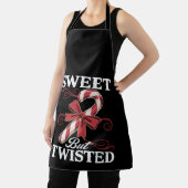 Sweet But Twisted Candy Cane Kerstvakantie Schort (Insitu)