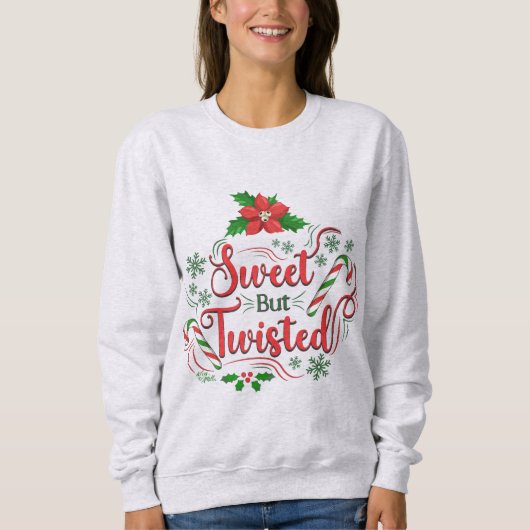 Sweet but Twisted Kerstshirt Trui (Voorkant)