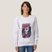 Sweet But Wild – Modern Streetwear Cat T-Shirt (Voorkant volledig)