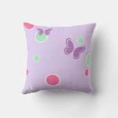 sweet butterflies and polka dots kussen (Achterkant)