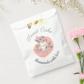 Sweet Cake Bakery Logo Paper Bags Bedankzakje (Gezegeld)