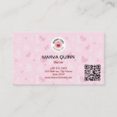 Sweet Cake Business | Cake Shop Pink Visitekaartje (Voorkant)