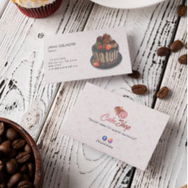 Sweet Cake Business | Elegante vrolijke taart Visitekaartje