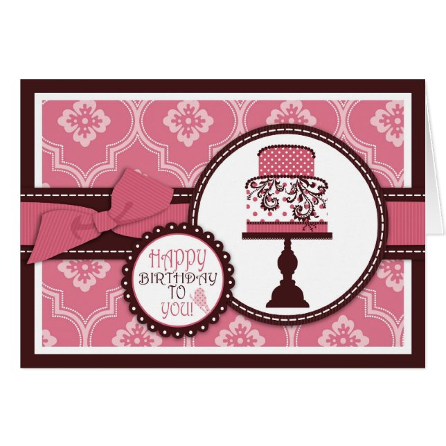 Sweet Cake Card (Voorkant Horizontaal)